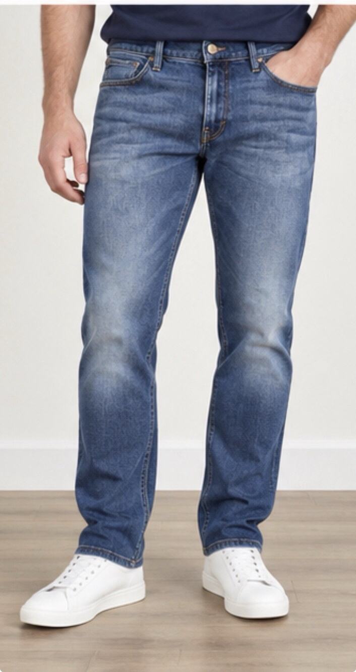 Banana Republic Legacy Mens Jeans 33x32 Slim Fit Blue Denim Pants